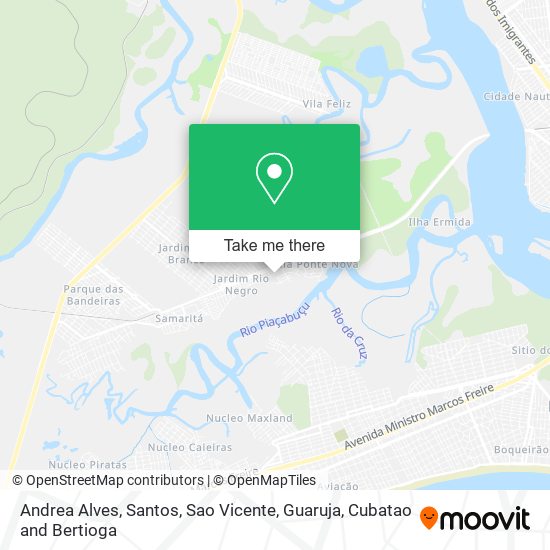 Andrea Alves map