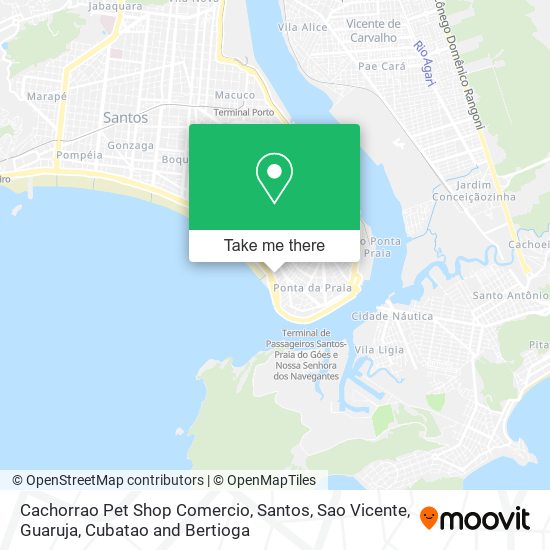 Cachorrao Pet Shop Comercio map