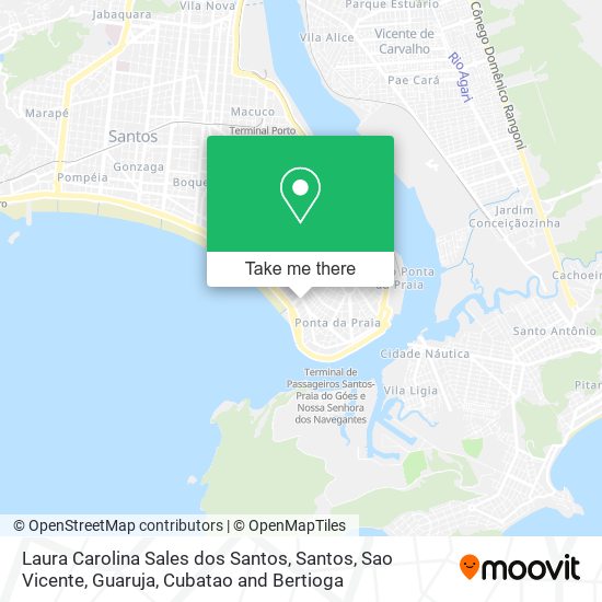 Laura Carolina Sales dos Santos map