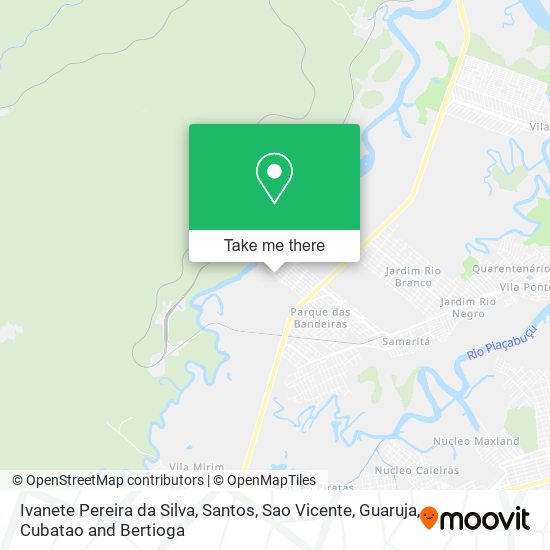 Mapa Ivanete Pereira da Silva
