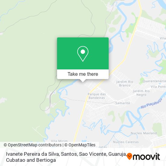 Ivanete Pereira da Silva map