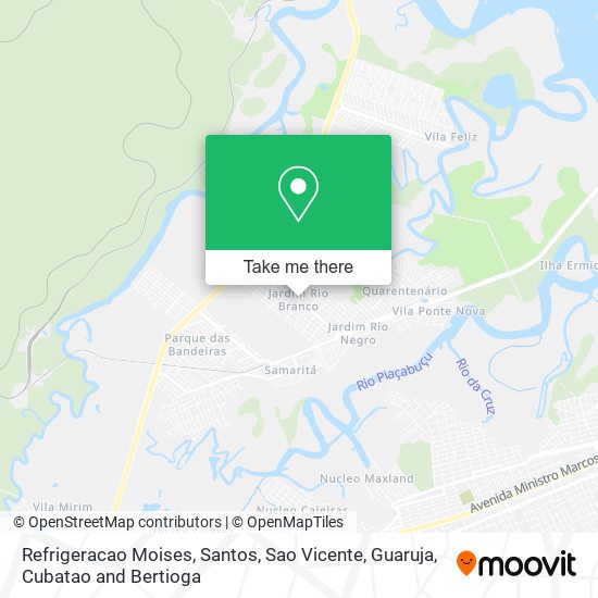 Refrigeracao Moises map