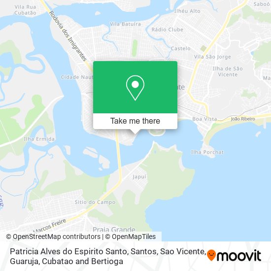 Patricia Alves do Espirito Santo map