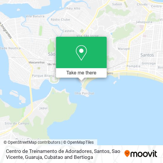 Centro de Treinamento de Adoradores map