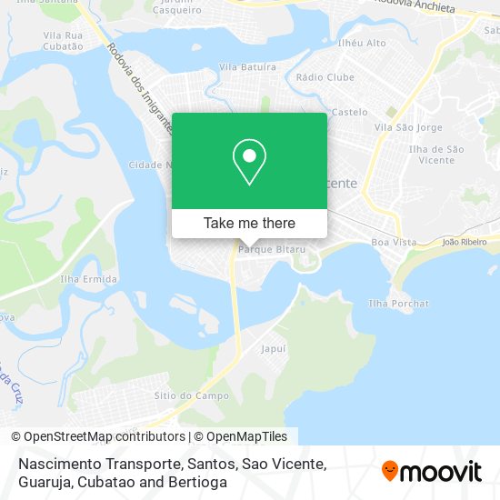 Mapa Nascimento Transporte