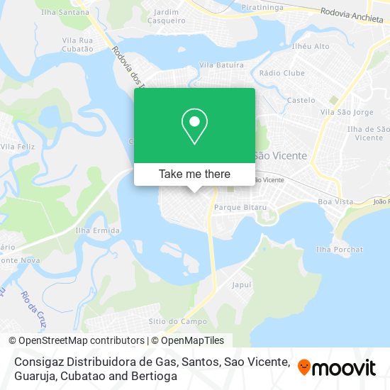 Consigaz Distribuidora de Gas map