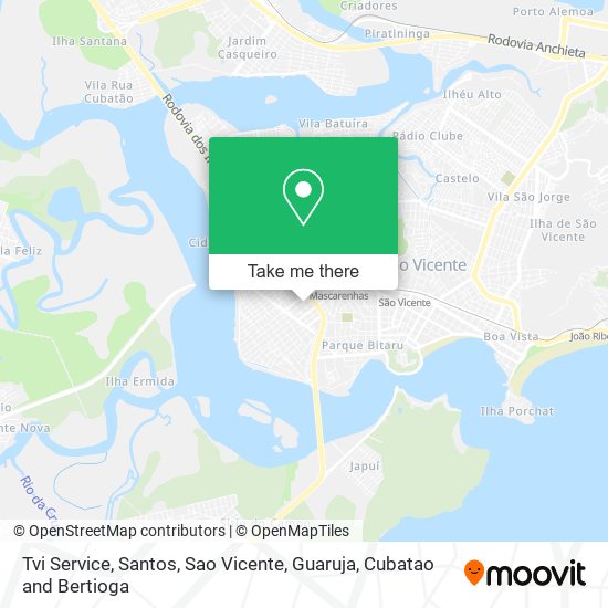 Tvi Service map