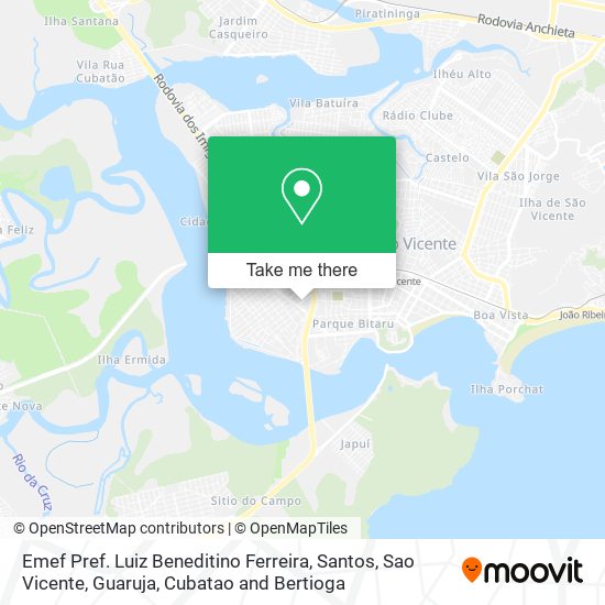 Emef Pref. Luiz Beneditino Ferreira map