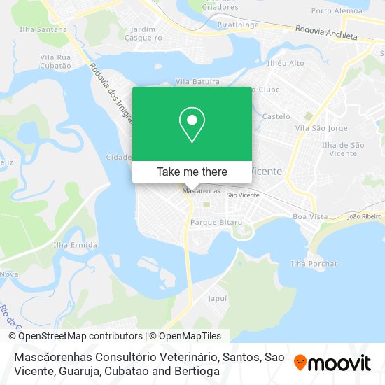 Mapa Mascãorenhas Consultório Veterinário