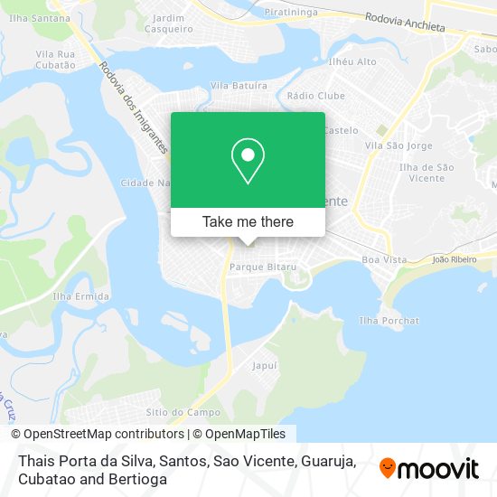 Mapa Thais Porta da Silva