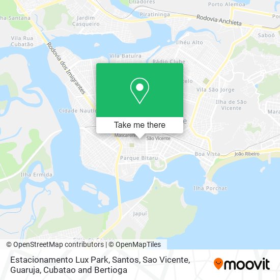 Estacionamento Lux Park map