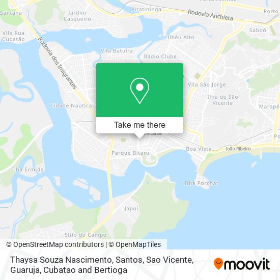 Thaysa Souza Nascimento map