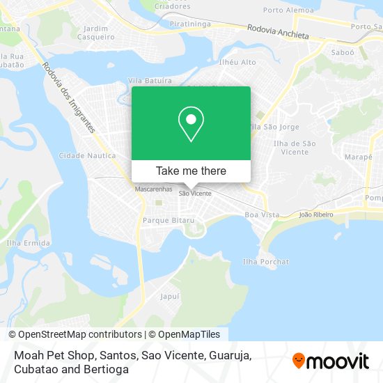 Moah Pet Shop map