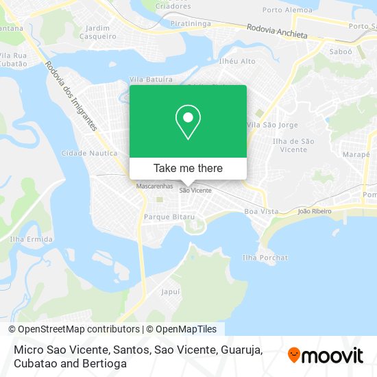 Micro Sao Vicente map