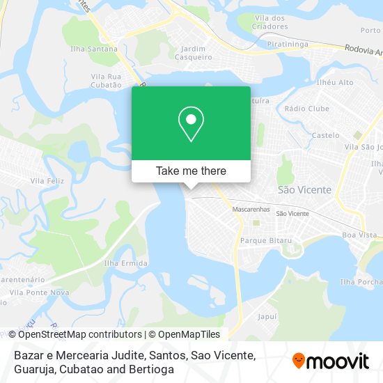 Bazar e Mercearia Judite map