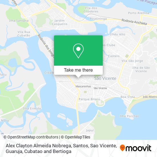 Alex Clayton Almeida Nobrega map