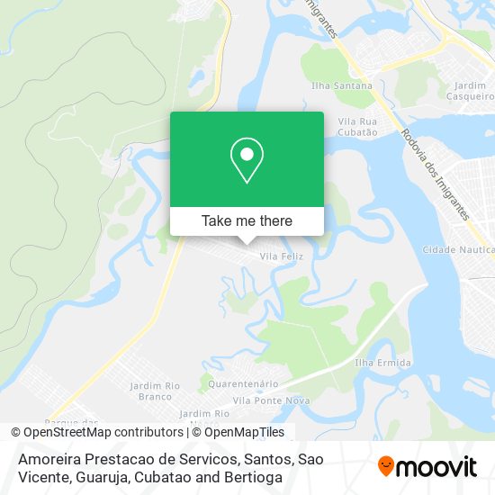 Mapa Amoreira Prestacao de Servicos