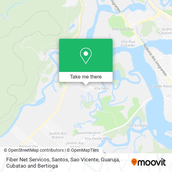 Fiber Net Servicos map