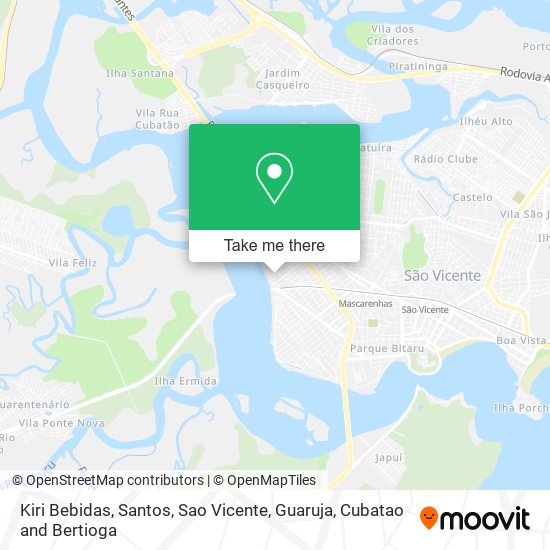Kiri Bebidas map