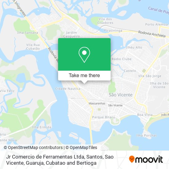 Jr Comercio de Ferramentas Ltda map