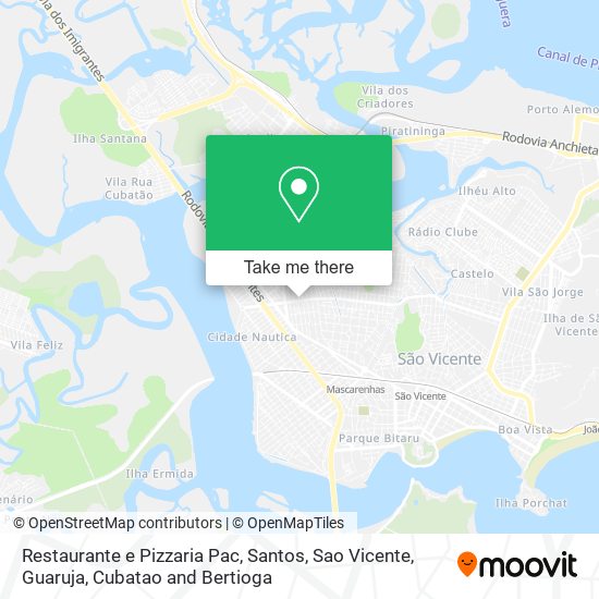 Restaurante e Pizzaria Pac map