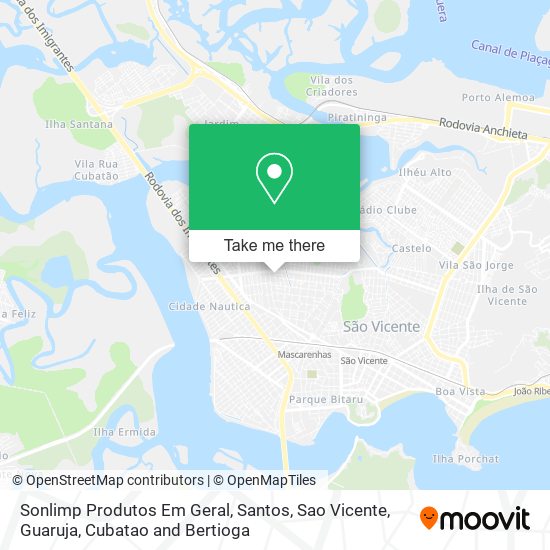 Sonlimp Produtos Em Geral map