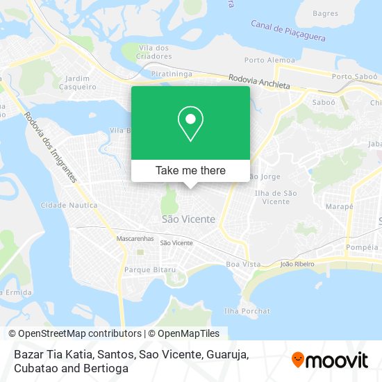 Bazar Tia Katia map