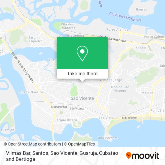 Vilmas Bar map