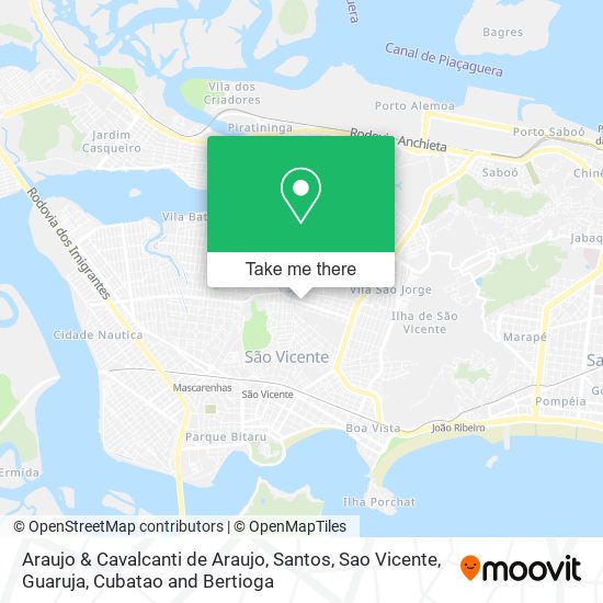 Araujo & Cavalcanti de Araujo map
