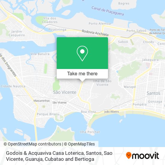 Mapa Godois & Acquaviva Casa Loterica