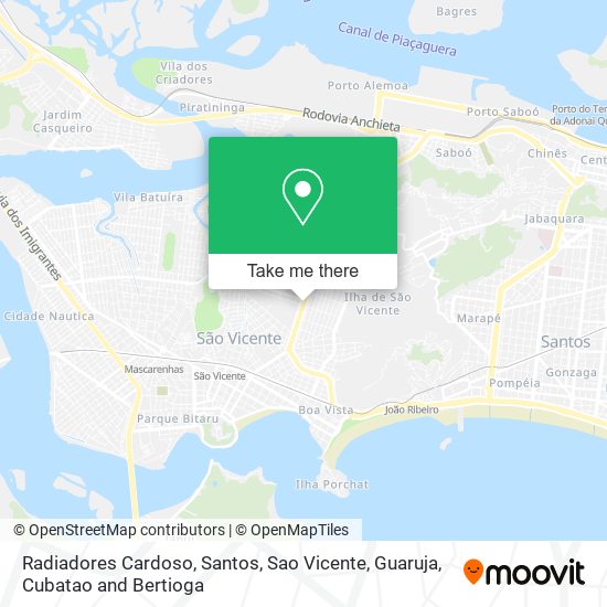 Mapa Radiadores Cardoso