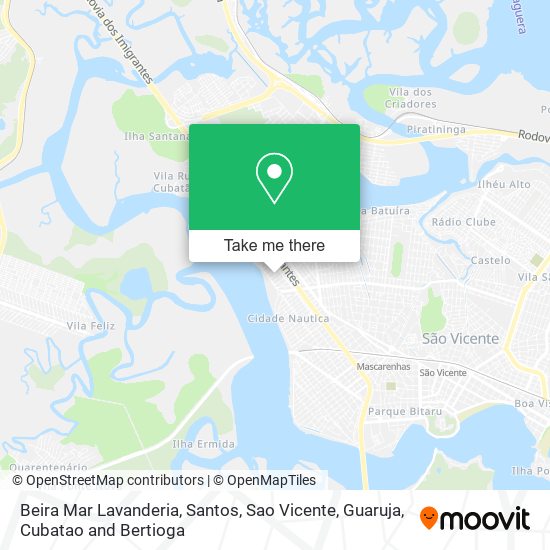 Beira Mar Lavanderia map
