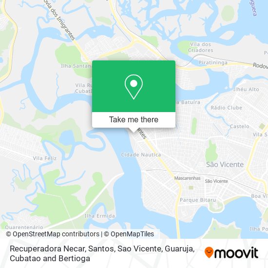 Recuperadora Necar map