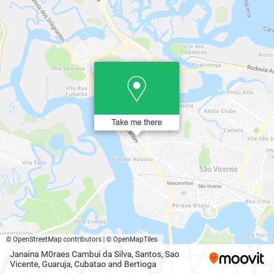 Janaina M0raes Cambui da Silva map