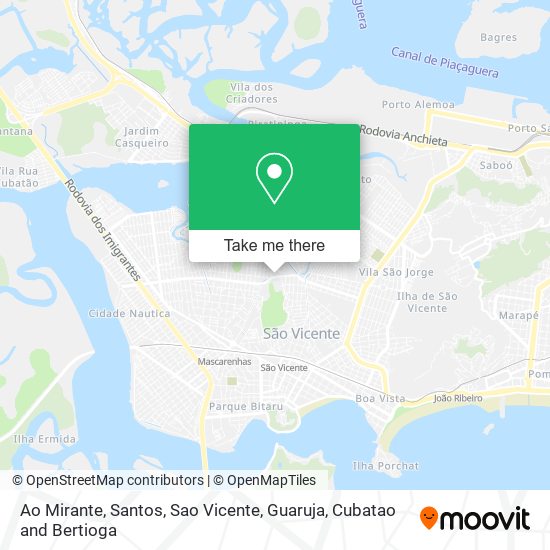 Ao Mirante map