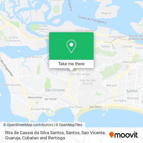 Rita de Cassia da Silva Santos map