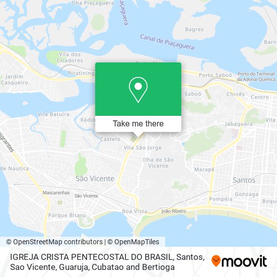 IGREJA CRISTA PENTECOSTAL DO BRASIL map