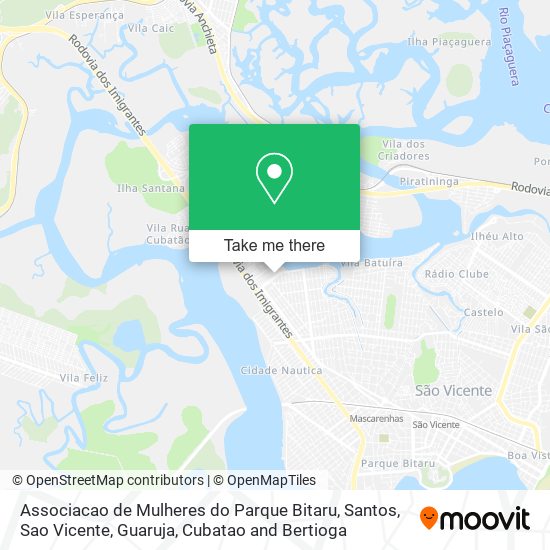 Mapa Associacao de Mulheres do Parque Bitaru