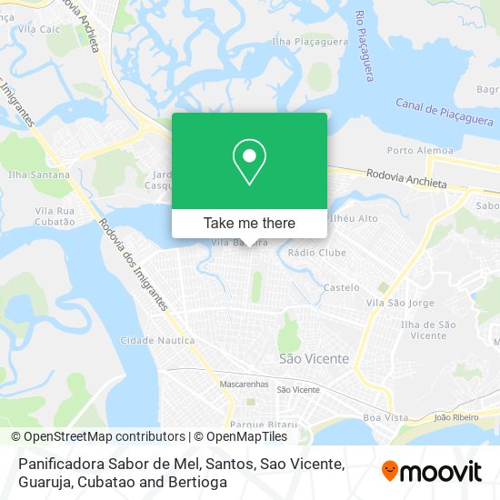 Panificadora Sabor de Mel map