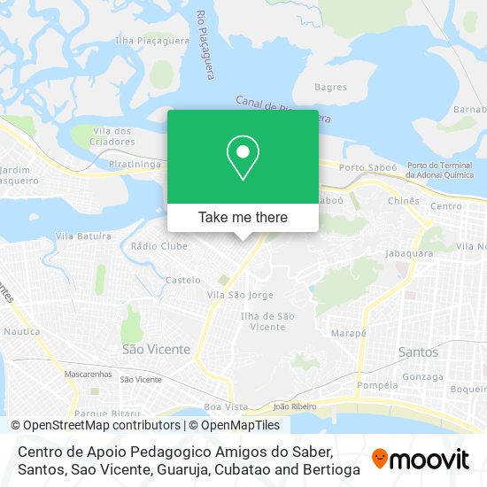 Centro de Apoio Pedagogico Amigos do Saber map