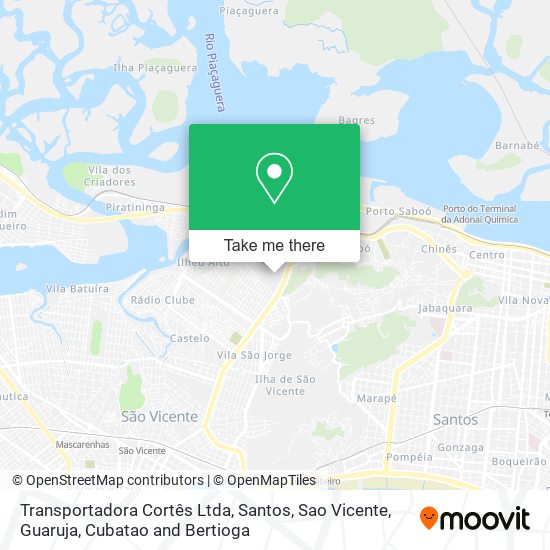 Transportadora Cortês Ltda map