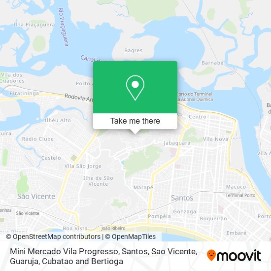Mini Mercado Vila Progresso map