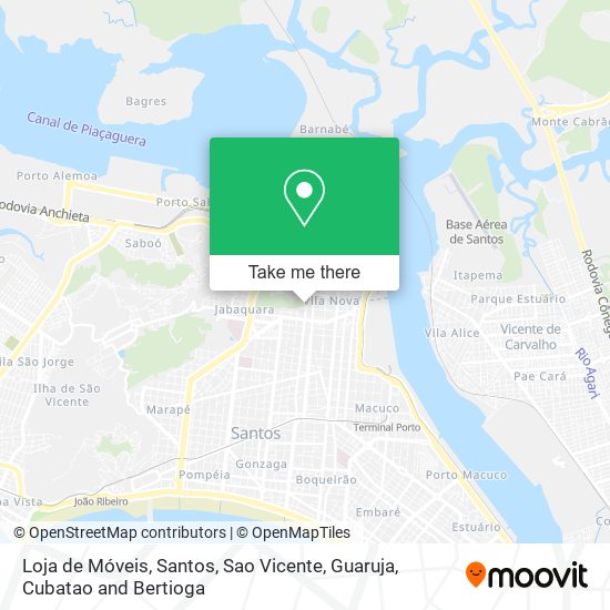 Loja de Móveis map