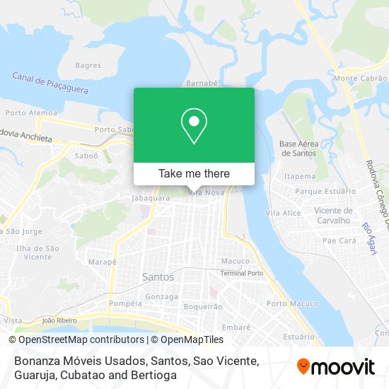 Bonanza Móveis Usados map