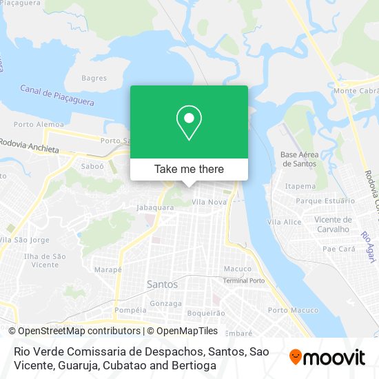 Rio Verde Comissaria de Despachos map