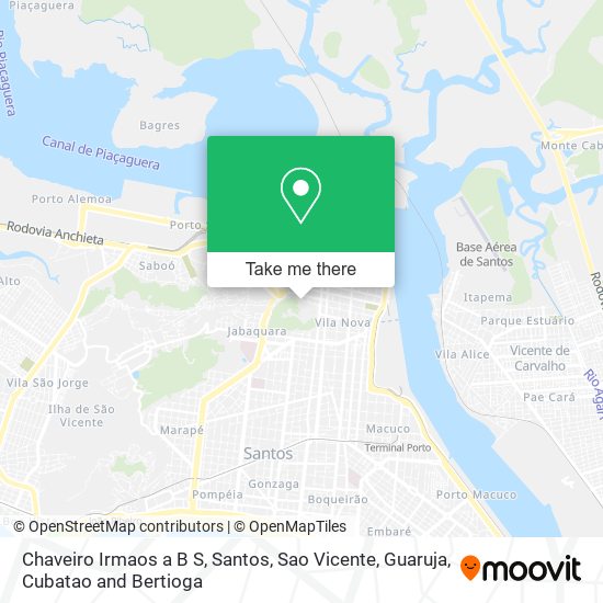 Chaveiro Irmaos a B S map