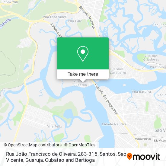 Rua João Francisco de Oliveira, 283-315 map