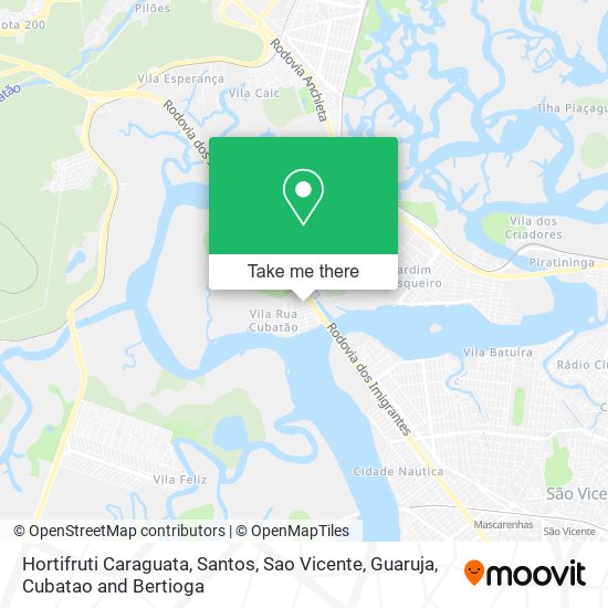 Hortifruti Caraguata map