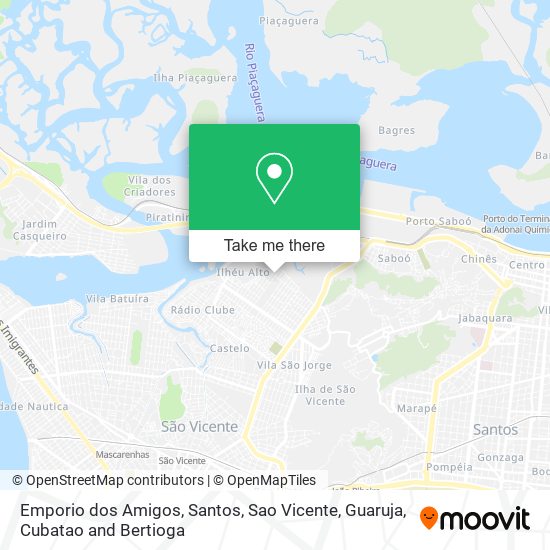 Emporio dos Amigos map