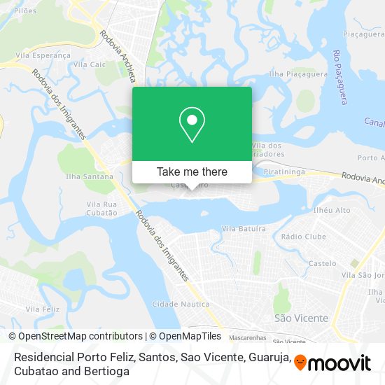 Residencial Porto Feliz map